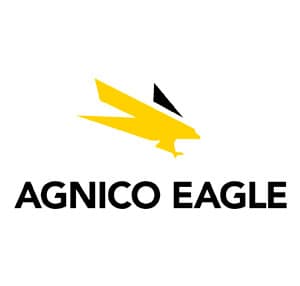 Logo de Agnico Eagle, cliente de Grupo Prosesa