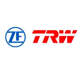 Logo de TRW, cliente de Grupo Prosesa